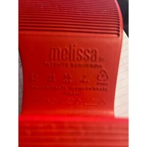 Melissa Jelly Platform Red Size 7